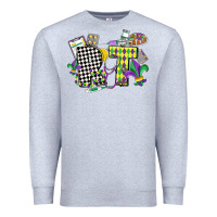 Heather Grey respiratory therapist mardi gras Premium Sweatshirt - CowGirlArtShop