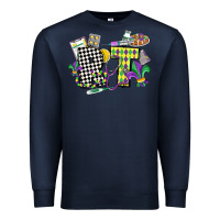 Navy respiratory therapist mardi gras Premium Sweatshirt - CowGirlArtShop