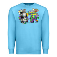 Ocean Blue respiratory therapist mardi gras Premium Sweatshirt - CowGirlArtShop