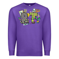 Purple respiratory therapist mardi gras Premium Sweatshirt - CowGirlArtShop
