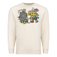 Sandshell respiratory therapist mardi gras Premium Sweatshirt - CowGirlArtShop