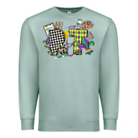 Seafoam respiratory therapist mardi gras Premium Sweatshirt - CowGirlArtShop