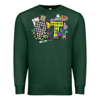 Sports Green respiratory therapist mardi gras Premium Sweatshirt - CowGirlArtShop