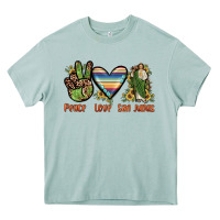Arona peace love san judas Heavy Core Tee - JahusDesignShop
