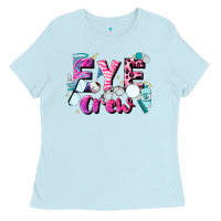 Baby Blue eye crew Ladies Tee - JahusDesignShop