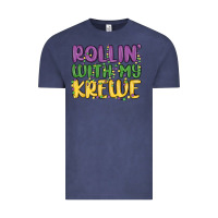 Vintage Denim rollin with my krewe Vintage Tee - MaliasSmallBusiness
