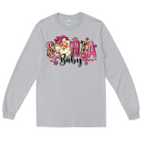 Moon Dust Santa Baby Pink Christmas Long Sleeve Tee - MaliasSmallBusiness