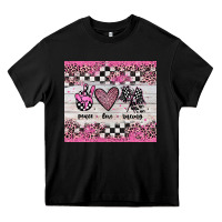 Black peace love racing Heavy Core Tee - JahusDesignShop