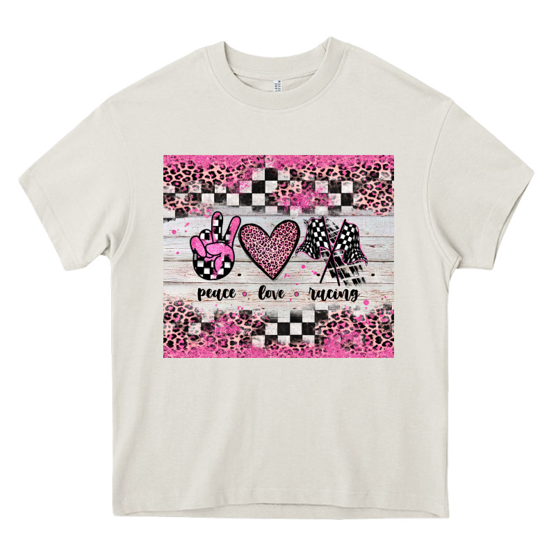 Peace Love Racing Heavy Core Tee by JahusDesignShop | Teevron