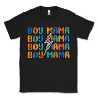 Black boy mama lightning bolt Classic Tee - MaliasSmallBusiness