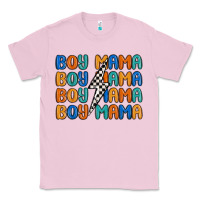 Bubblegum Pink boy mama lightning bolt Classic Tee - MaliasSmallBusiness
