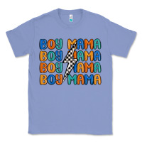 Colony Blue boy mama lightning bolt Classic Tee - MaliasSmallBusiness