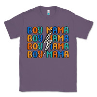 Lavender boy mama lightning bolt Classic Tee - MaliasSmallBusiness