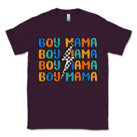 Plum boy mama lightning bolt Classic Tee - MaliasSmallBusiness