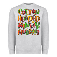 Heather Grey cotton headed ninny muggins Heavyweight Sweatshirt - MaliasSmallBusiness