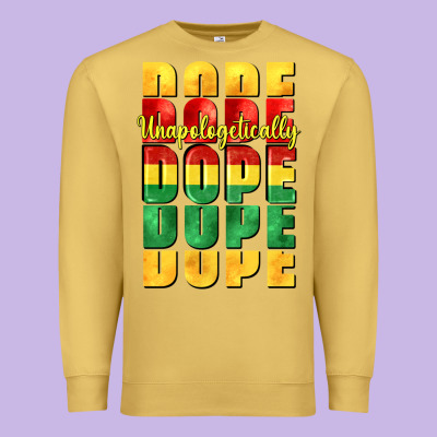Unapologetically Dope Cowgirl Premium Sweatshirt Designed By Cowgirlartshop