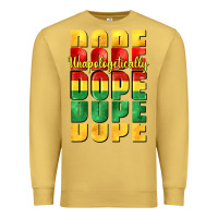 Antique Gold unapologetically dope cowgirl Premium Sweatshirt - CowGirlArtShop