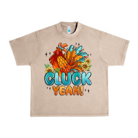French Oak cluck yeah Urban Heavy Tee - MaliasSmallBusiness