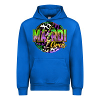 Cobalt mardi gras lightning Urban Hoodie - FaDigitalArtStudio