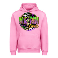 Fuchsia Pink mardi gras lightning Urban Hoodie - FaDigitalArtStudio