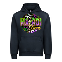 Navy mardi gras lightning Urban Hoodie - FaDigitalArtStudio