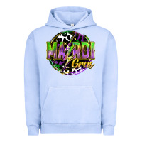 Pigment Grape Ice mardi gras lightning Urban Hoodie - FaDigitalArtStudio