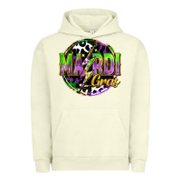 Pigment Pistachio mardi gras lightning Urban Hoodie - FaDigitalArtStudio
