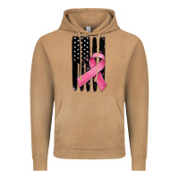 Vintage Camel breast cancer ribbon american flag Vintage Hoodie - MaliasSmallBusiness