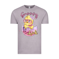 Vintage Zinc groovy chick easter Vintage Tee - MaliasSmallBusiness