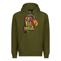 Army Green mardi gras alabama map Premium Hoodie - CowGirlArtShop