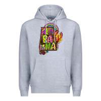 Heather Grey mardi gras alabama map Premium Hoodie - CowGirlArtShop