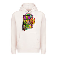 Pale Pink mardi gras alabama map Premium Hoodie - CowGirlArtShop
