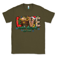 Army Green Love ComeDown Luke 2.11-2 2 Classic Tee - CowhideDigitalArt
