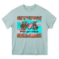 Arona peace love pitbull Heavy Core Tee - JahusDesignShop