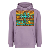 Lavender western cross Heavyweight Hoodie - TumblerDesignByShophia