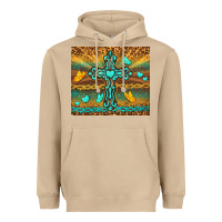 Mushroom western cross Heavyweight Hoodie - TumblerDesignByShophia