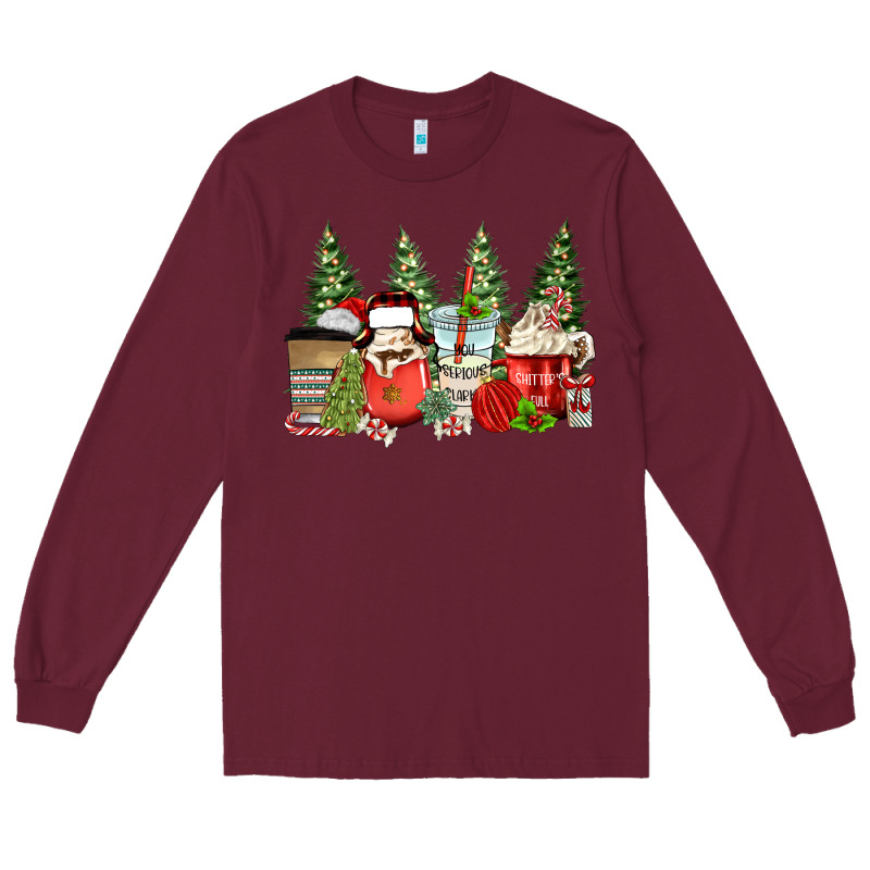 Christmas Vacation You Serious Clark Coffee Long Sleeve Tee by MaliasSmallBusiness | Teevron