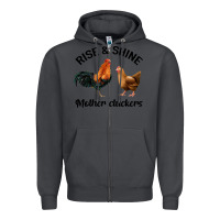 Smoke Rise and Shine Mother Cluckers Zipper Hoodie - Bettercallsaul