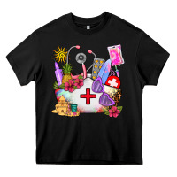 Black nurse  summer Heavy Core Tee - AdoDesignShop