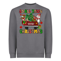 Storm Christmas Santa and reindeer truck Heavyweight Sweatshirt - MaliasSmallBusiness