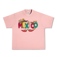 Salmon mexico Urban Heavy Tee - MaliasSmallBusiness