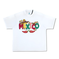 White mexico Urban Heavy Tee - MaliasSmallBusiness