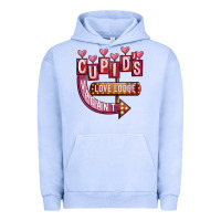 Pigment Grape Ice Valentines Day Cupid's Love Lodge Urban Hoodie - FaDigitalArtStudio