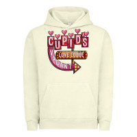 Pigment Pistachio Valentines Day Cupid's Love Lodge Urban Hoodie - FaDigitalArtStudio