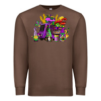 Chestnut mardi gras gnome truck Premium Sweatshirt - CowGirlArtShop