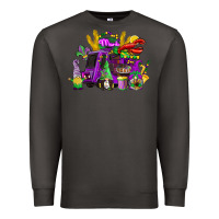 Smoke mardi gras gnome truck Premium Sweatshirt - CowGirlArtShop
