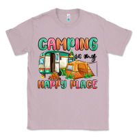 Lilac camping is my happy place Classic Tee - MaliasSmallBusiness