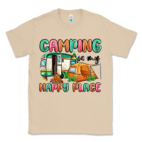 Mushroom camping is my happy place Classic Tee - MaliasSmallBusiness