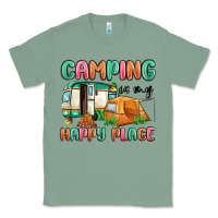 Sage camping is my happy place Classic Tee - MaliasSmallBusiness