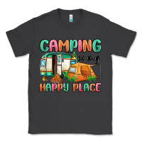 Smoke camping is my happy place Classic Tee - MaliasSmallBusiness